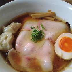 特性醤油そば ラー油たまごかけご飯