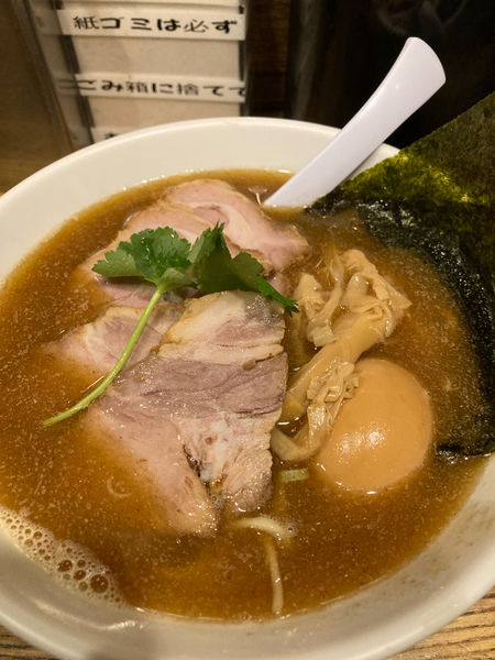 「特製平子煮干ラーメン」@新橋 纏の写真