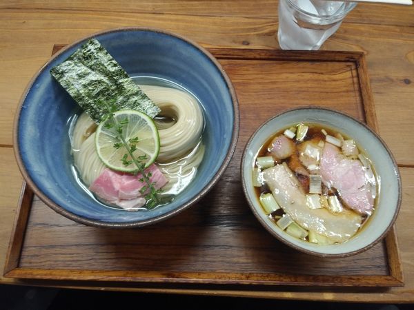 「昆布水つけそば　醤油」@YOKOKURA STOREHOUSEの写真