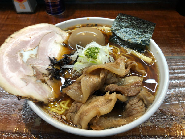 「悪◯」@元祖一条流がんこラーメン たま館分店の写真