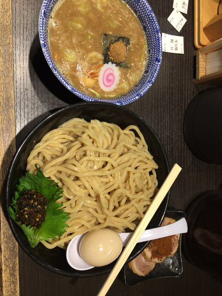 「生七味つけ麺特盛+チャーシュー」@六厘舎 上野店の写真
