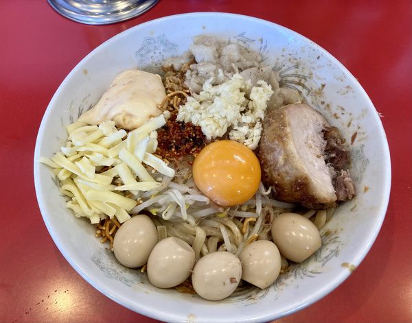 「まぜそば」@ジャンプの写真