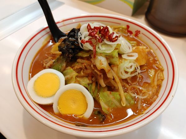 「極五目味噌タンメン1050円(辛さ7)」@蒙古タンメン 中本 柏店の写真