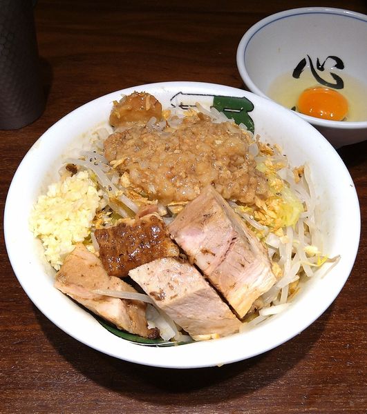 「汁なし並 950円」@ラーメン 雷 東京本丸店の写真