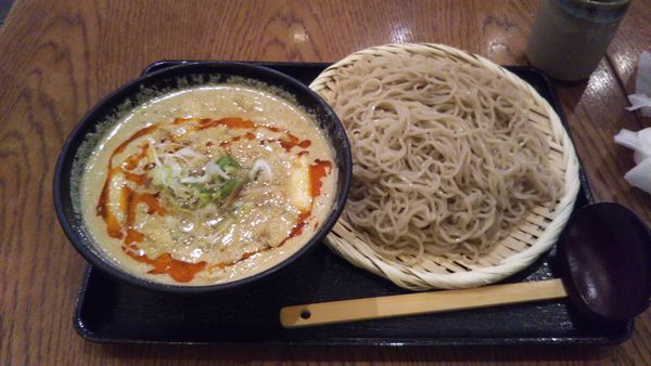 「胡麻つけ蕎麦大盛」@青山がらり つくば店の写真