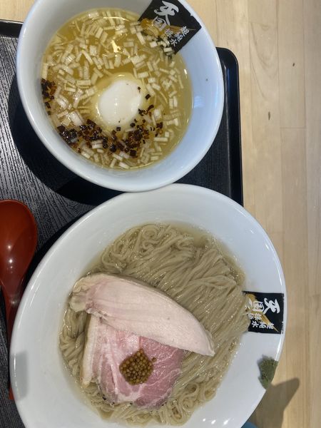 「貝昆布水つけ麺」@超純水採麺 天国屋の写真