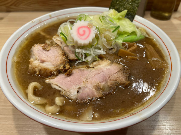 「六等星羽釜濃厚豚中華蕎麦」@麺や 六等星の写真