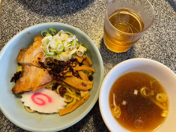 「あぶら〜麺　半麺　700」@あぶら〜亭 桜上水本店の写真