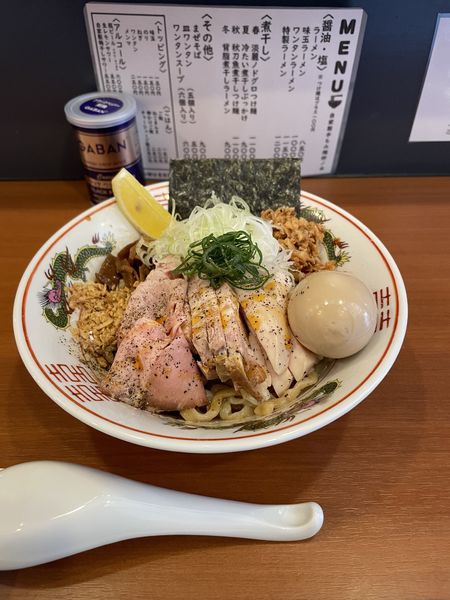 「まぜそば」@自家製手もみ麺 鈴ノ木の写真