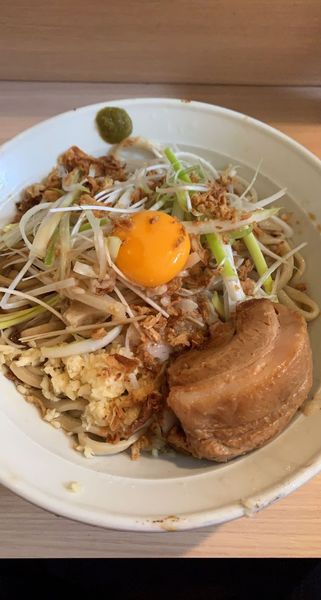 「汁なしラーメン」@麺屋 味方の写真