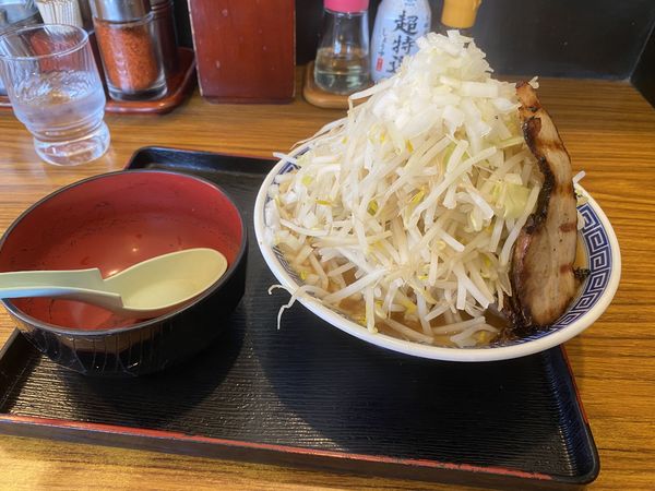 「ふじラーメン（野菜マシ）」@優勝軒 柏店の写真
