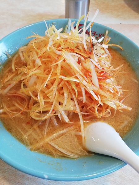 「ネギ味噌ラーメン」@くるまやラーメン 真岡上高間木店の写真