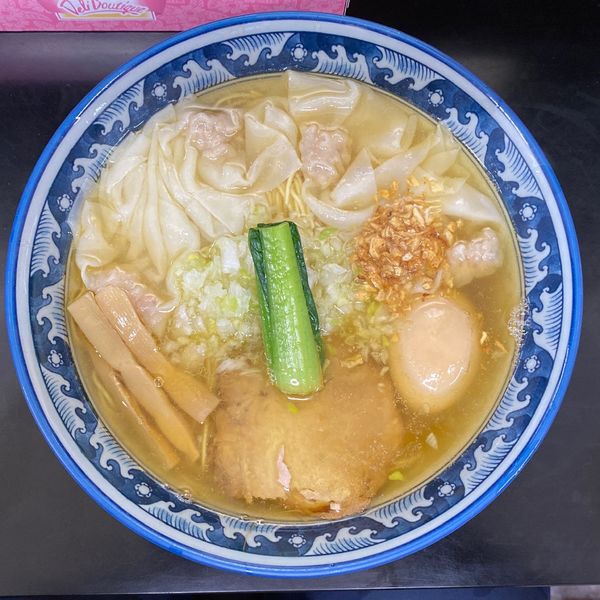 「塩ワンタンメン¥1,150+名古屋コーチン味付玉子¥120」@麺処 ら塾の写真