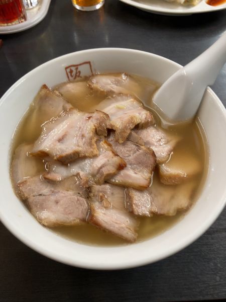 「焼豚ラーメン、餃子 1330円」@喜多方ラーメン 坂内 練馬店の写真