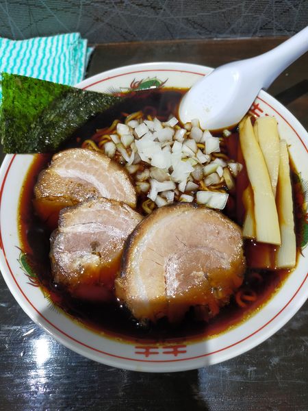 「元祖竹岡式ラーメン」@元祖竹岡式ラーメン 竹福の写真