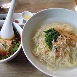 特性 蜆昆布水つけ麺 醤油 大盛