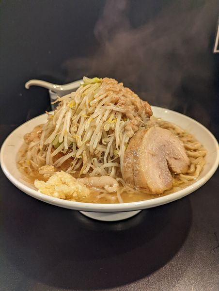 「小ラーメン+大盛」@豚風。の写真