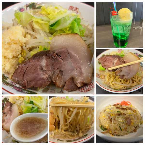 「🉐郎ラーメン 半チャーハンセット 1080円クリソー580円」@メンショップ アキラの写真