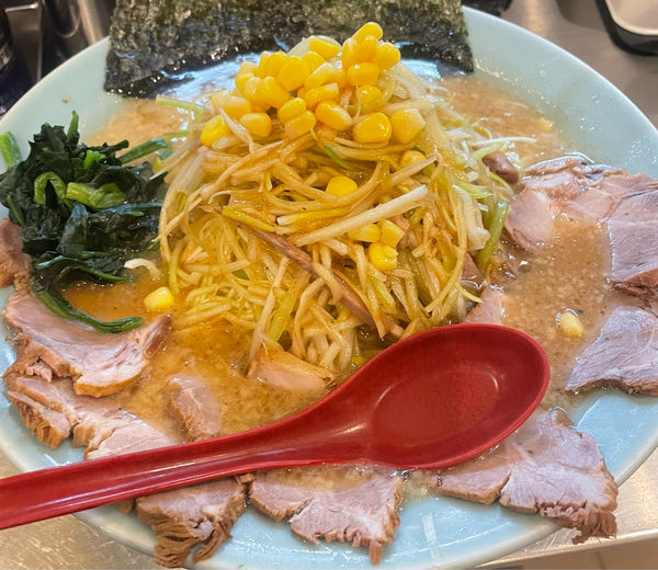 「味噌ネギチャーシューメン」@ラーメンショップ 椿 牛久店の写真