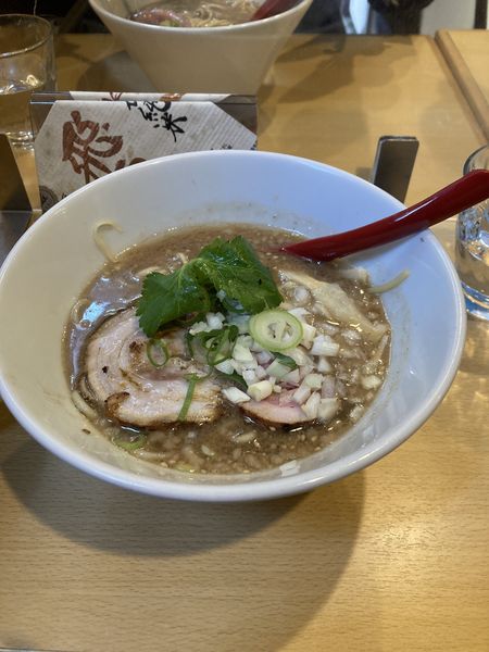 「鳥豚骨ラーメン　850円」@中も津屋 北浜店の写真