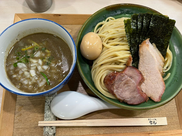 「味玉極濃煮干しつけ麺」@煮干しつけ麺 宮元の写真
