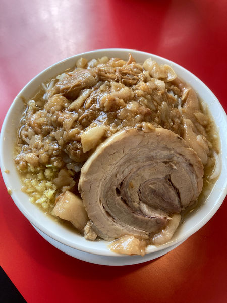 「超極太麺　ラーメン」@ボディブローの写真