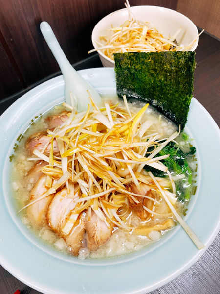「ネギチャーシューネギ丼セット」@ラーメンショップ椿 ひたちなか店の写真