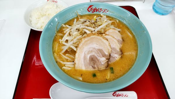 「味噌チャーシューメン」@くるまやラーメン 浦和田島店の写真