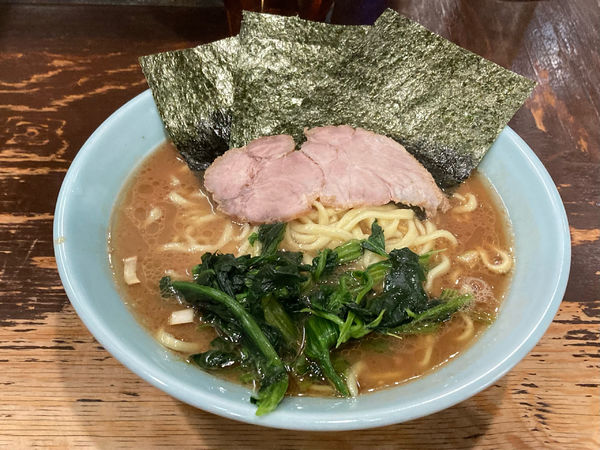 「ラーメン中」@らーめん武道家 口の写真