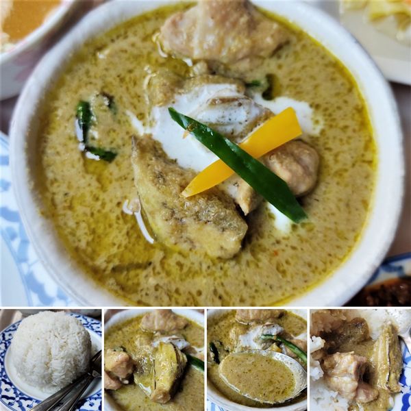 「グリーンカレーセット　1200円」@SIAM 有楽町店の写真