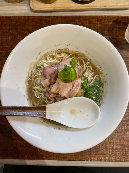 「煮干しと水(塩)」@つくばらーめん 鬼者語 -オニモノガタリ-の写真