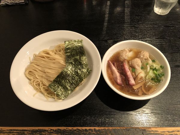 「ワンタンつけそば(麺少なめ)」@支那ソバ 小むろの写真