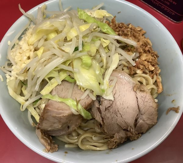 「つけ味　冷や汁なし」@ラーメン二郎 中山駅前店の写真