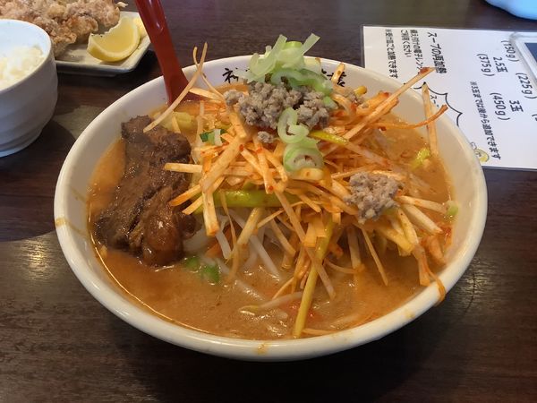 「ネギ味噌ラーメン」@らーめん神月 小倉町店の写真