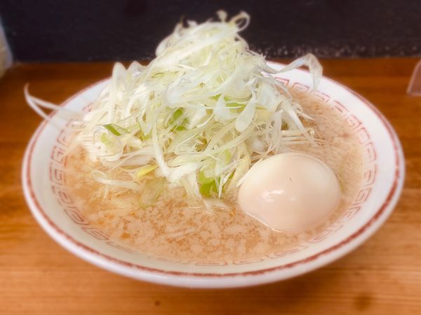 「塩ラーメン（背脂・固め￥800）他」@喜多方食堂 浅草本店の写真