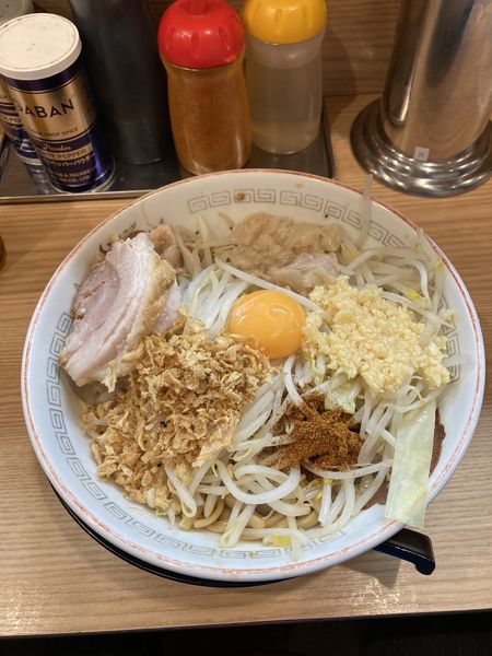 「小ラーメン 汁なし」@豚山 幡ヶ谷店の写真