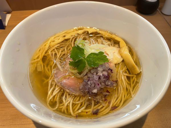 「塩らぁ麺850円」@らぁ麺 ふじ田 水戸本店の写真