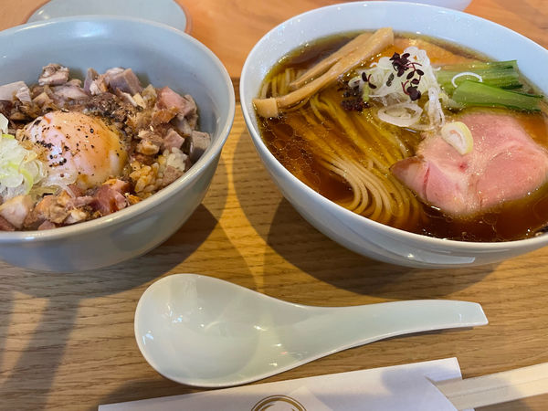 「弦乃月ブレンド」@自家製麺と定食 弦乃月の写真