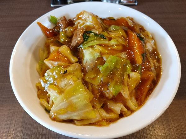 「スタミナ冷やし大盛950円」@スタミナラーメン がむしゃの写真