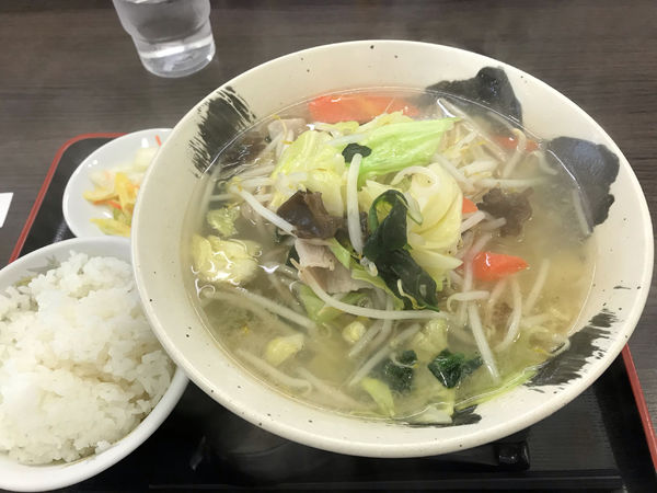 「野菜ラーメン」@万八らーめん 中央店の写真