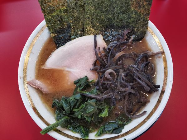 「ラーメン並盛」@IEKEI KANSAI王道家直系 我道家の写真