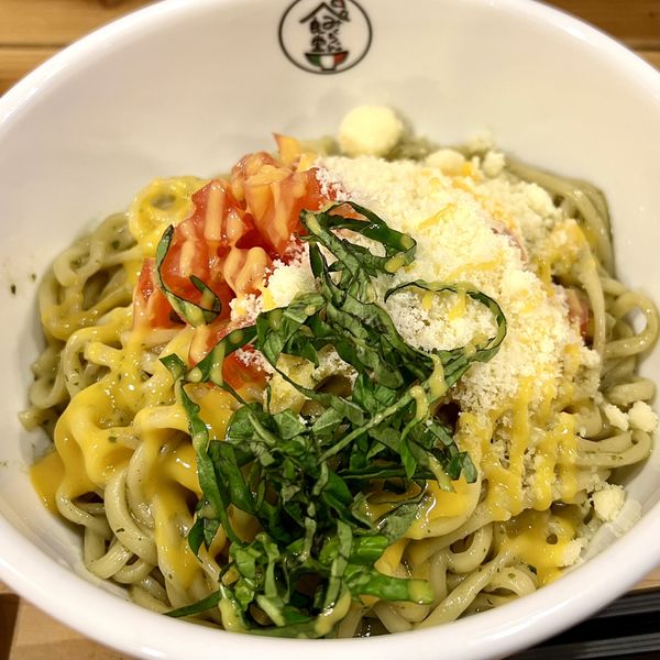 「トマトバジル」@イタリアンまぜそばのお店 みくちゃん食堂の写真