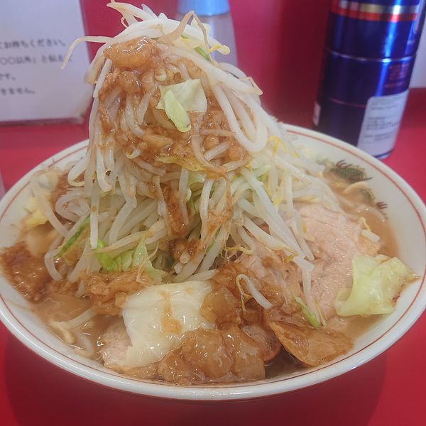 「ラーメン850円(ヤサイニンニクアブラ)」@ラーメン英二の写真