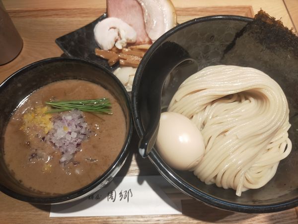 「煮玉子つけ麺」@麺屋 周郷 新橋店の写真
