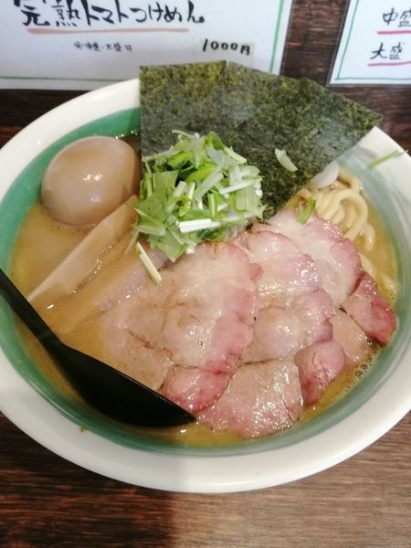 「特らぁめん:1,100円+中盛:100円」@自家製麺 麺屋 利八の写真