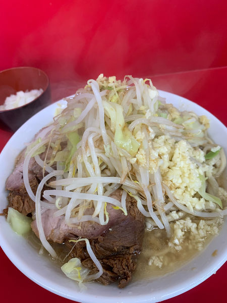 「ラーメン小 タマネギ」@ラーメン二郎 大宮公園駅前店の写真