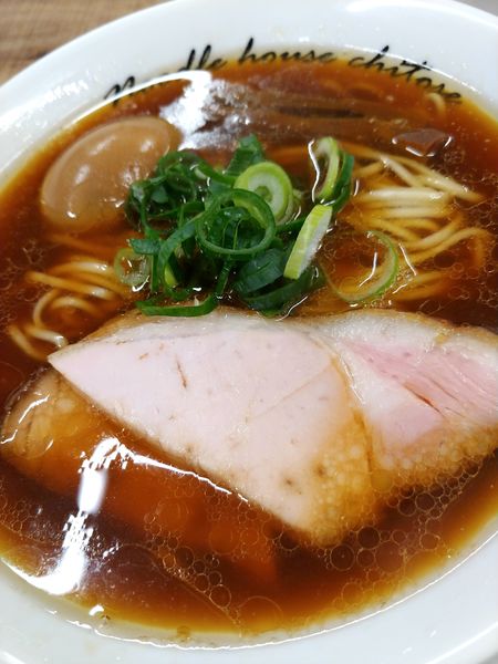 「らぁ麺煮玉子」@麺庵ちとせの写真