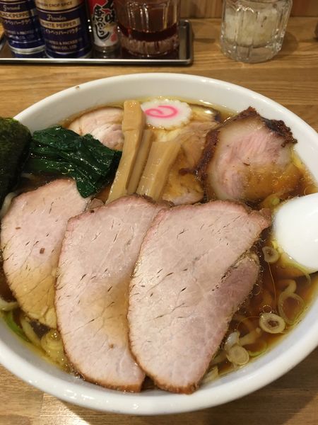 「焼豚ワンタン麺」@白河中華そば こすがの写真