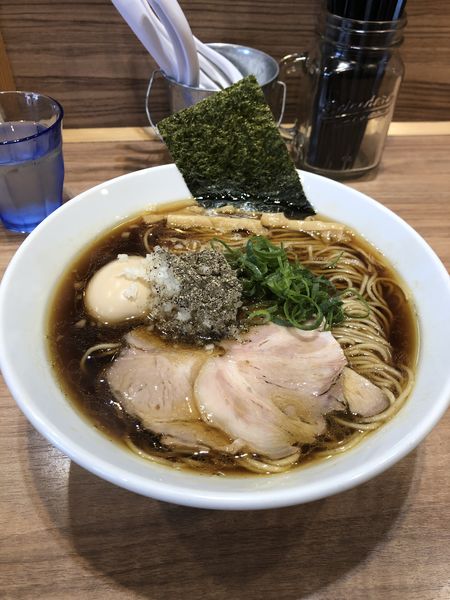 「味玉ブラック」@らーめん にじいろの写真