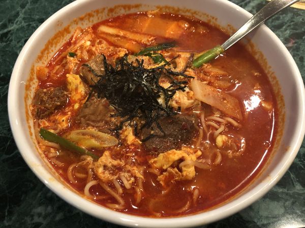 「カルビラーメン」@焼肉苑 溝口店の写真